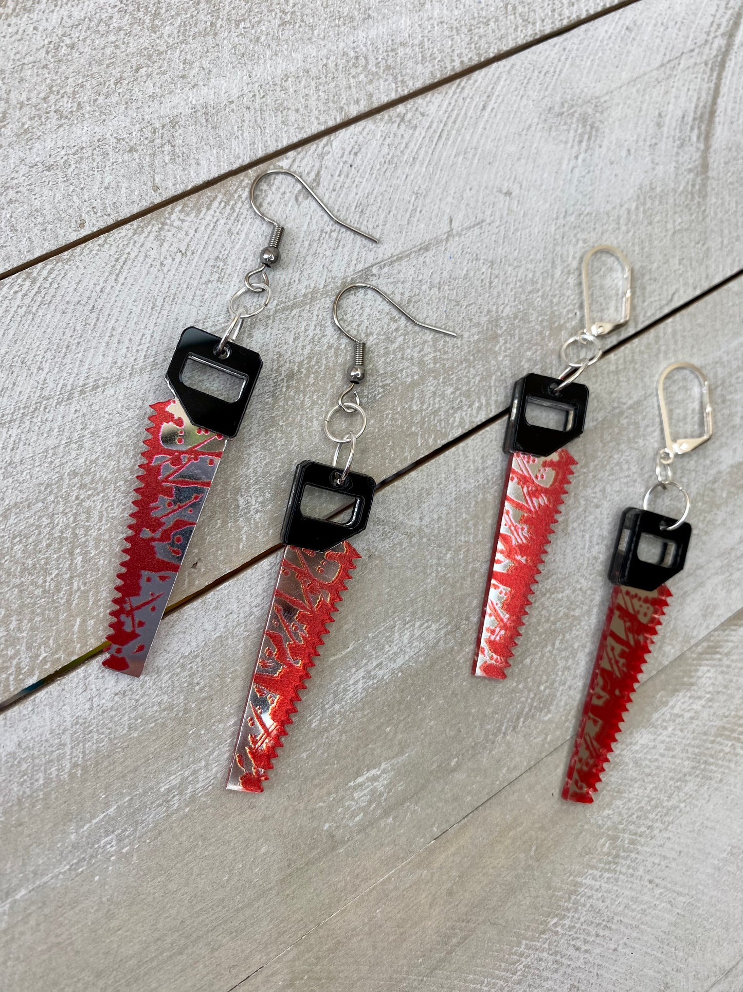 Bloody Saw Earrings