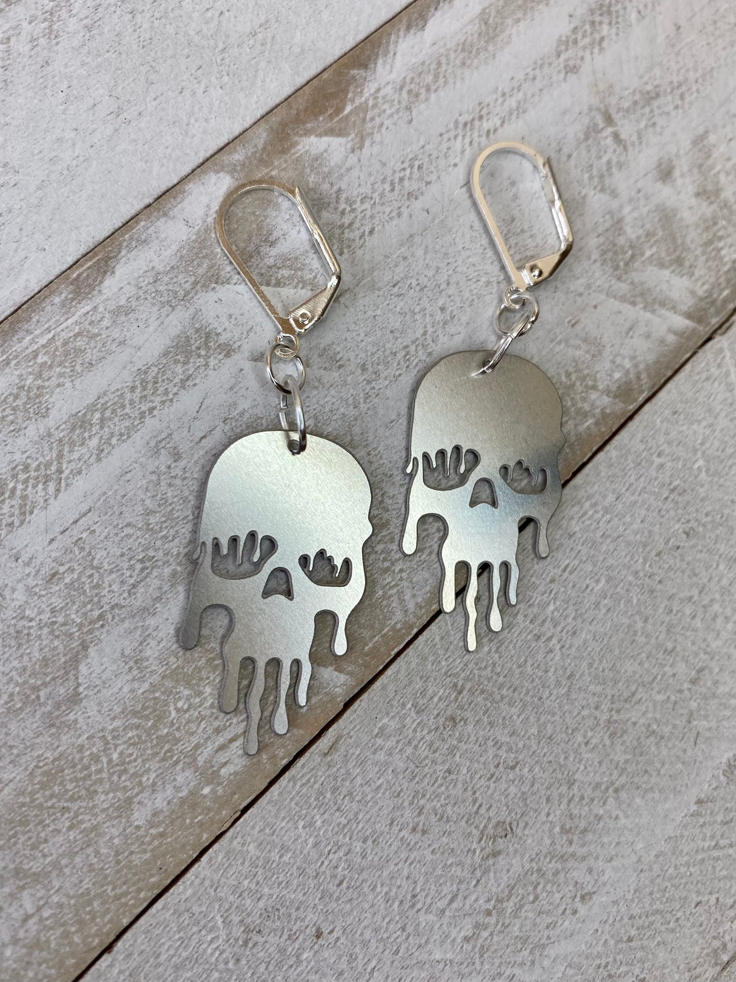 Toxic Skull Earrings