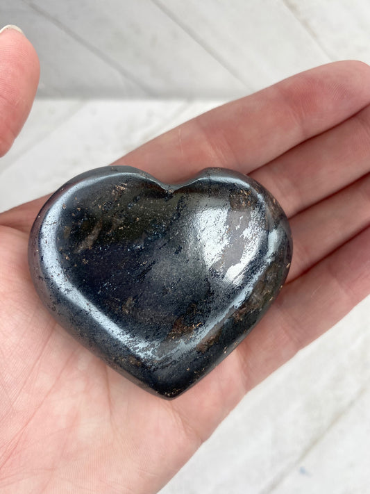 Hematite Heart