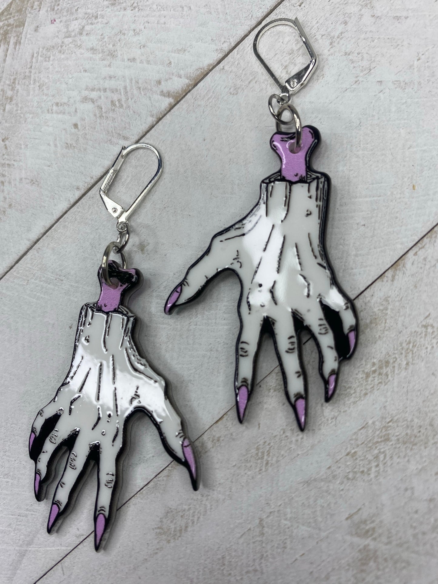 Witch Hand Earrings