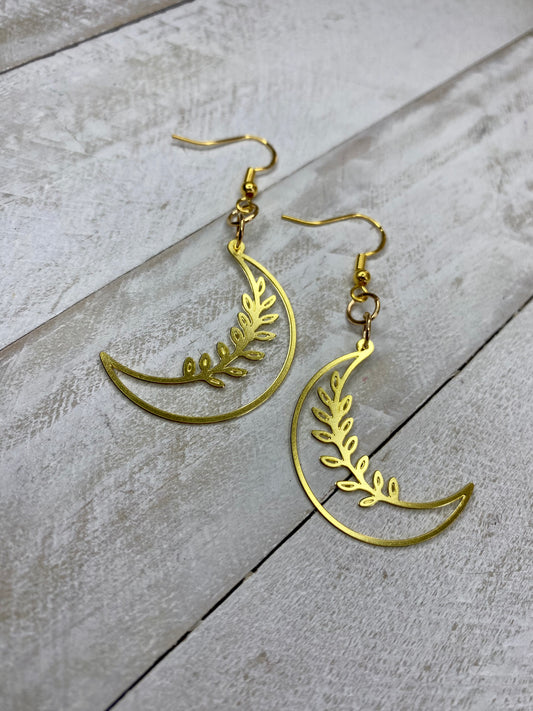 Whimsical Moon Earrings