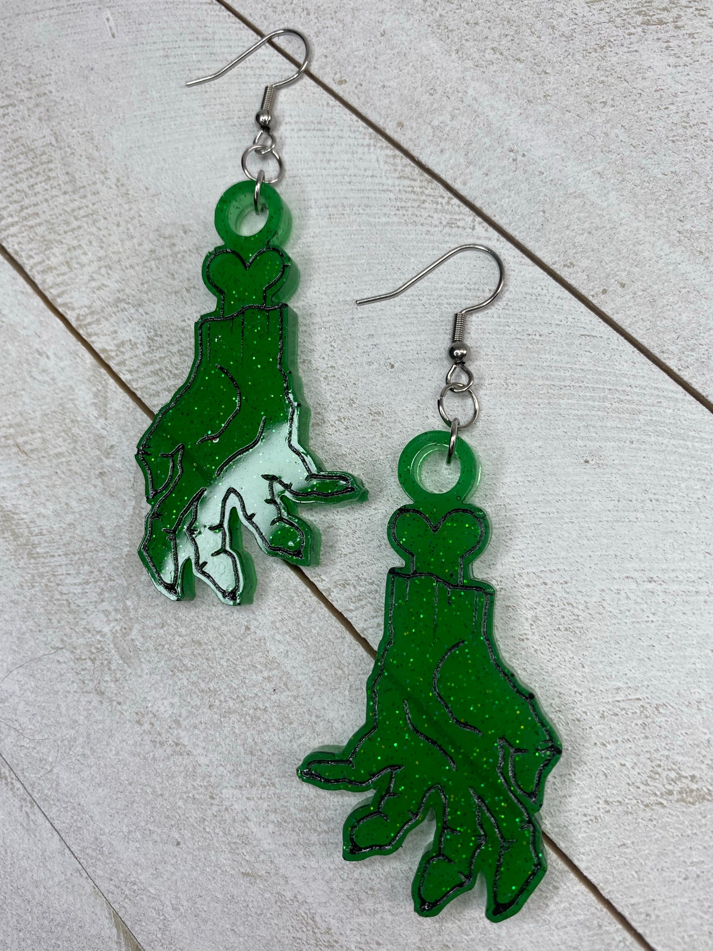 Zombie Hand Earrings - Toxic